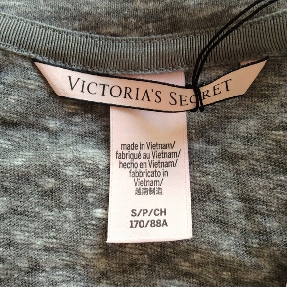 VICTORIA’S SECRET SLEEPSHIRT HEATHER GRAY  NWT SM - Picture 3 of 6